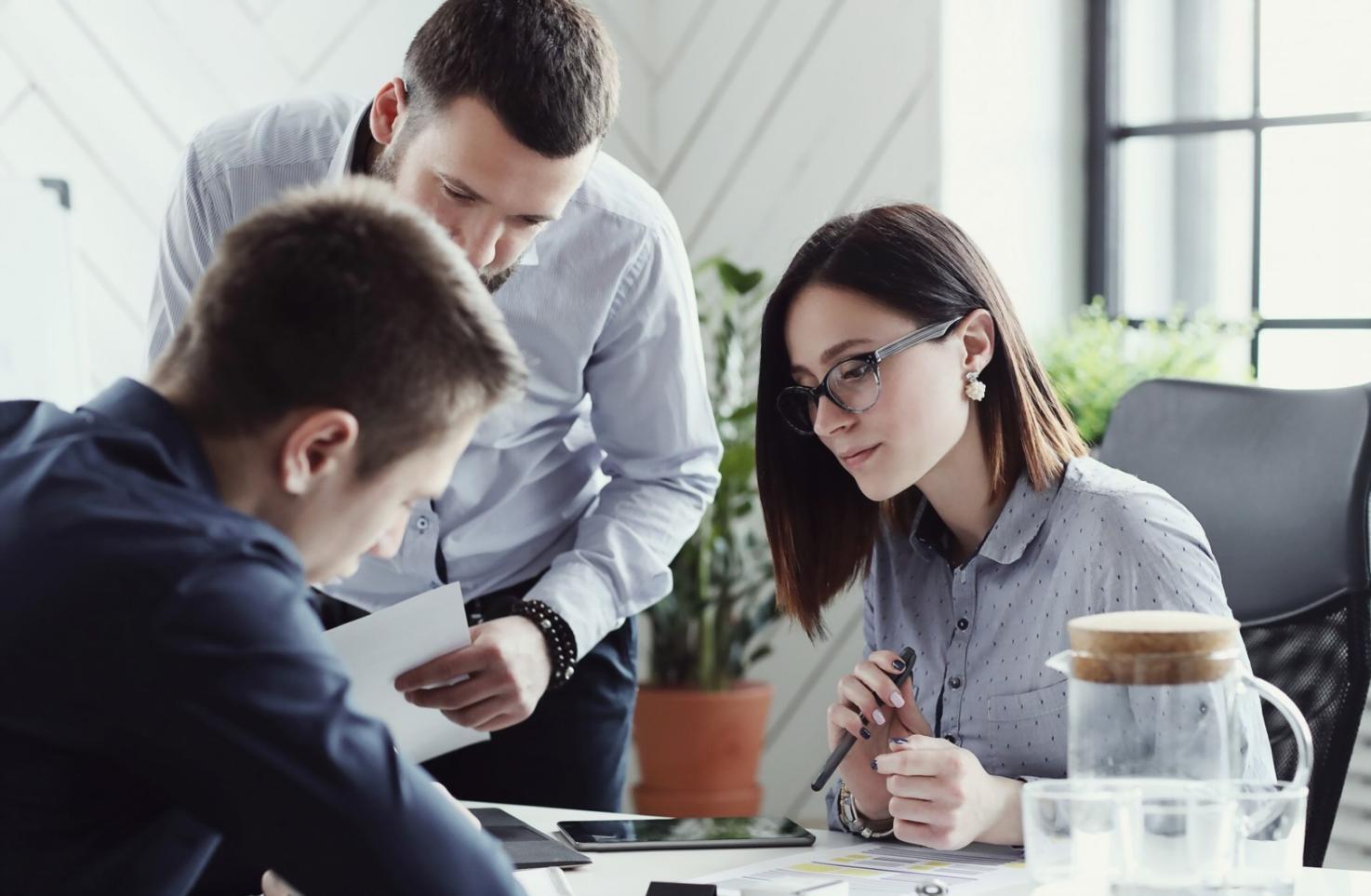 Interface du tableau de bord financier